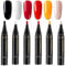 6 Stück Nagellackstift Set, 3 in 1 Nagellack Stift On-e Step UV Nagellack UV Gel Nagelgel Nail Polish LED Gel Nagellack Pen Soak off Gel Ideal für zu Hause und Professionelle Maniküre