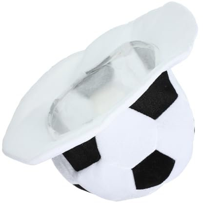 MUELODSIC Fußball Hut Prop Für Fans Cheer Zubehör Kopfbedeckung Mit Fußballmotiv Leicht Tragbar Geschenkidee Für Fußballbegeisterte