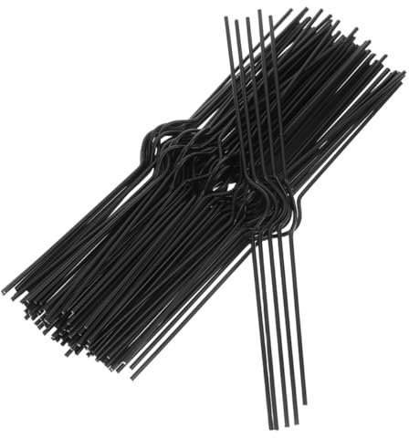NUOBESTY 100pcs Wire Hooks for Calendars Stick Hanging Wire Calendar Hangers Small Wall Hooks