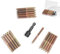 16PCS 1/4-20 x 2 Hanger Bolts Kit & 1PCS 1/4-20 Hanger Bolt Driver with 1/4 Hex Shank,Double-Headed Screws,Self-Tapping Screw,Wood Dowel Screw,Suitable for Assembling Furniture