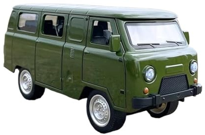 ZHRDWE Casting Car Modell 1/18 Für UAZ Reisende Legierung Bus Auto Modell Gießt Druck Metall Verkehr Stadt Tour Fahrzeuge Auto Spielzeugauto(Grün)