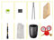 Kit de four de fusion de métal de four de fusion de Propane de 2/4/5/6/10 KG avec le creuset de Graphite et la forge de diable de pinces de coulée,Assurance sécurité(2KG)