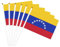 Bandera de Venezuela con impresión de mano, banderas ligeras para festivales, decoración interior y exterior, desfile, eventos de fiesta