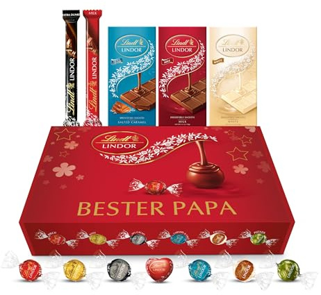 Lindt Lindor Pralinenschachtel Bester Papa – 776 g (37 Stück)