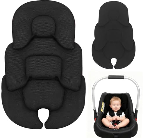KBIBCK Sitzverkleinerer Babyschale,Neugeborenen Einsatz für Babyschale,Neugeboreneneinsatz Babyschale,Baby-Autositzkissen,Baby Sitzauflage,Weiches Sitzauflage für Kinderwagen,Buggys,Babybetten