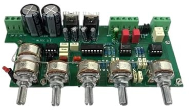 Preamplificador de Subwoofer 2,1, Placa de Control de Tono de preamplificador NE5532, Ajuste de Graves Agudos TL072 de 3 Canales