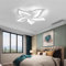 JINWELL Modern Deckenleuchte Wohnzimmerlampe LED Dimmbar Deckenlampe Esszimmerlampe Deckenlicht Designer Decken Leuchte Eisen Acryl Schirm Hängeleuchte Küche Deko Licht,58cm dimming 5 heads