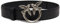 Pinko Damen Love Berry H3 Belt Kalbsleder Set Gürtel, Z99o_schwarz-Old Silver, S