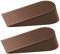 Door Stoppers, Large Door Wedges Heavy Duty Rubber Door Stop Wedge Brown Door Wedge Stopper for Floor, Non-Slip Door Holder for Patio Outdoor, Homes, Schools, Offices, Garage, 2 Pack