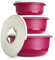 Tupperware Brand Ultimate Mixing Bowls - Includes 3 Bowls with Lids and Splash Guard to Prep, Mix, Whisk, Knead, Marinate, Wash, Strain, Carry & Store - Dishwasher Safe & BPA Free