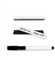 TMS Magnetic Labels Dry Erase | Reusable White Magnets with Dry Wipe Pen for Fridge Notes, Warehouse Labelling for Metal Shelves, Racking, Shelving, Reminders or Whiteboards 80x15mm [25 Pack]