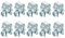 sourcing map 10Pcs Mini Fuel Line Pipe Hose Clamp Clip, Adjustable 9-11mm(0.35-0.43) Fuel Injection Line Style Hose Clamp, Zinc Plated Pipe Hose Clip Tube Clamps