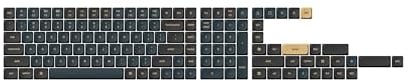 Keychron Keycaps Low Profile Double Shot PBT LSA - QWERTY ANSI US - Tastenkappen für mechanische Tastaturen mit niedrigem Profil - Knight Full Set