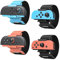 MENEEA [Per 𝐒𝐰𝐢𝐭𝐜𝐡 𝟐/𝟏]- 4 Pacchetti Cinturino per Nintendo Switch 2 Just-Dance 2025 2024 & Zumba Burn It Up per Switch 2/ Switch 1, Cinturine Elastiche Regolabili Accessori per Joycon 2