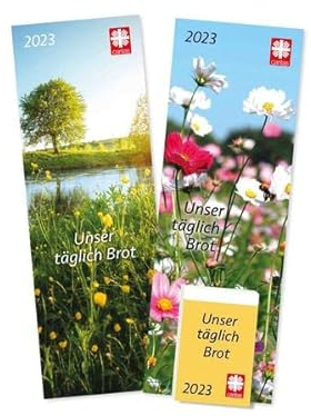 Unser täglich Brot 2023: Der Caritas-Tagesabreißkalender mit zwei Motiven auf beidseitig bedruckter Rückwand