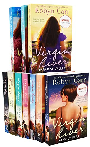 Virgin River Series Books 1 - 10 Collection Set by Robyn Carr (Virgin River, Shelter Mountain, Whispering Rock, Second Chance Pass, Temptation Ridge & MORE!)