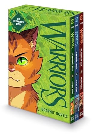 The Warriors Graphic Novel Box Set: The Prophecies Begin: The Complete First Arc, Books #1–#3 – A Blockbuster Graphic Novel Adventure for Tweens