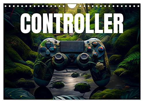 Controller (Wandkalender 2026 DIN A4 quer), CALVENDO Monatskalender: Fantasievolle Game Controller (CALVENDO Technologie)