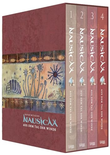 Nausicaä aus dem Tal der Winde, Doppelband-Edition Bände 1-4 im Schuber: Epische Umwelt-Saga vom Studio-Ghibli-Gründer in vier Bänden im Schuber.