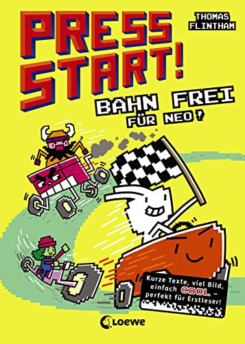 Press Start! (Band 3) - Bahn frei für Neo!: Erstlesebuch für Kinder ab 7 Jahre mit Thema Gaming und Videospiele