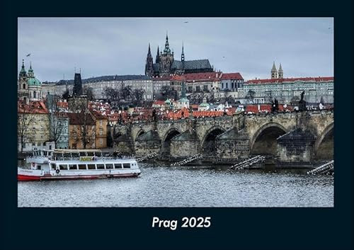 Prag 2025 Fotokalender DIN A4: Monatskalender mit Bild-Motiven aus Orten und Städten, Ländern und Kontinenten