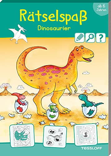 Rätselspaß Dinosaurier. Ab 6 Jahren (Rätsel, Spaß, Spiele)