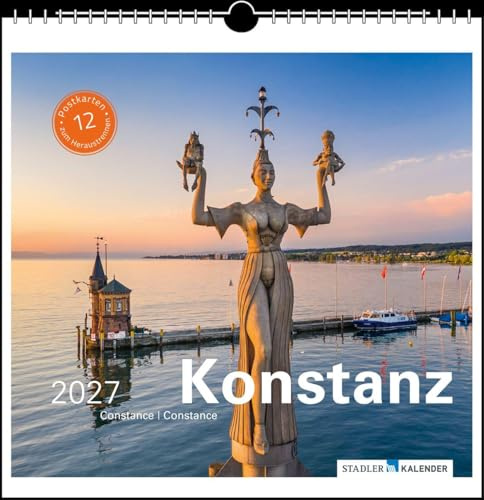 Konstanz 2027: Postkarten-Tischkalender