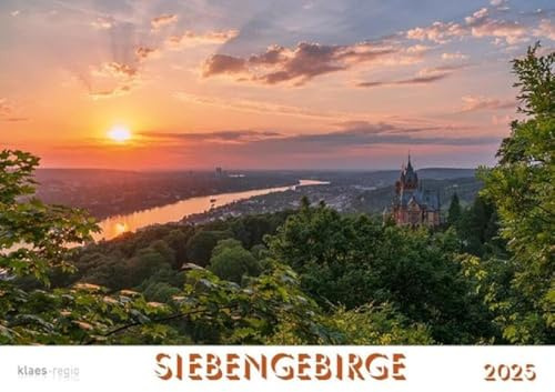 Siebengebirge 2025 Bildkalender A4 quer, spiralgebunden