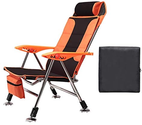 ADITAM Angelstuhl für Damen/Herren, leichte Klappstühle mit Rucksack/Rückenstütze, für Dock/Strand/Camping, Belastung 120kg Double The Comfort