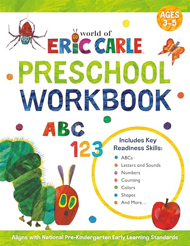 World of Eric Carle Preschool Workbook: Ages 3-5