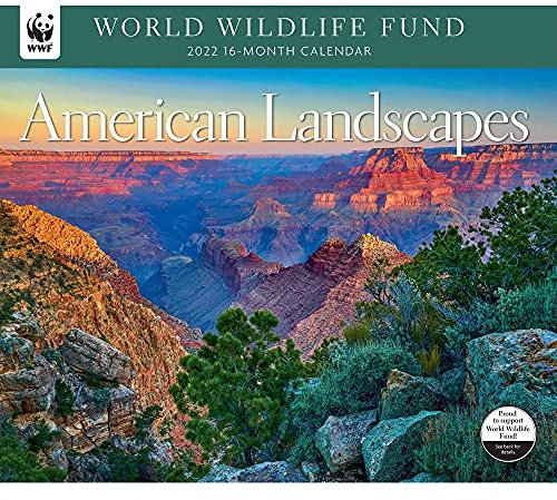 American Landscapes WWF 2022 Wall Calendar