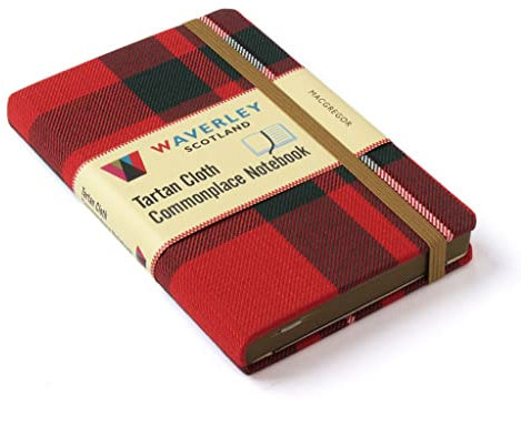 Waverley (M): MacGregor Tartan Cloth Commonplace Notebook (Waverley Scotland Tartan Cloth Commonplace Notebooks/Gift/stationery/plaid)