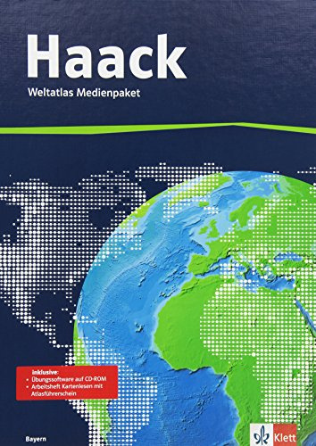 Der Haack Weltatlas - Ausgabe Bayern: Medienpaket aus Weltatlas, Übungssoftware und Arbeitsheft Kartenlesen mit Atlasführerschein