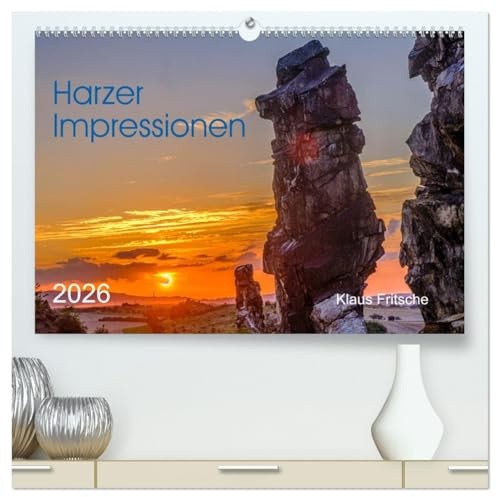 Harzer Impressionen - Natur, Kultur und Geschichte (hochwertiger Premium Wandkalender 2026 DIN A2 quer), Kunstdruck in Hochglanz