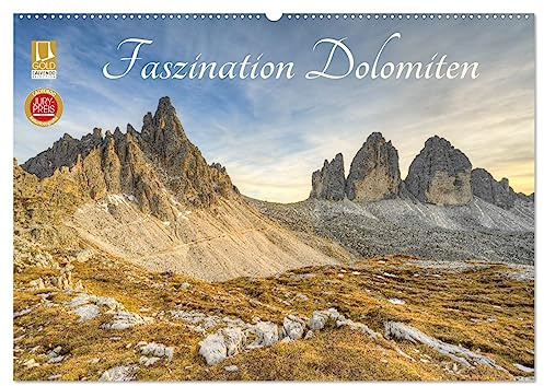 Faszination Dolomiten (Wandkalender 2026 DIN A2 quer), CALVENDO Monatskalender: Erleben Sie die einzigartige Schönheit der Dolomiten. (CALVENDO Natur)