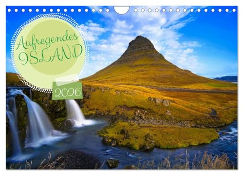 Aufregendes Island (Wandkalender 2026 DIN A4 quer), CALVENDO Monatskalender: Das aufregende Island mit spektakulären Highlights (CALVENDO Natur)