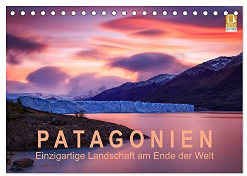 Patagonien: Einzigartige Landschaft am Ende der Welt (Tischkalender 2026 DIN A5 quer), CALVENDO Monatskalender: Berühmte Berge und mächtige Gletscher im einzigartigen Licht (CALVENDO Natur)