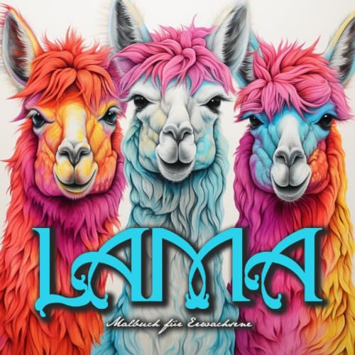 Lama Malbuch für Erwachsene: Lamas Malbuch für Erwachsene | lustige Lamas Malbuch Graustufen | Zentangle Lamas Ausmalbuch Erwachsene |: funny Lama ... Book - Alpaca Lama Coloring Book Zentangle