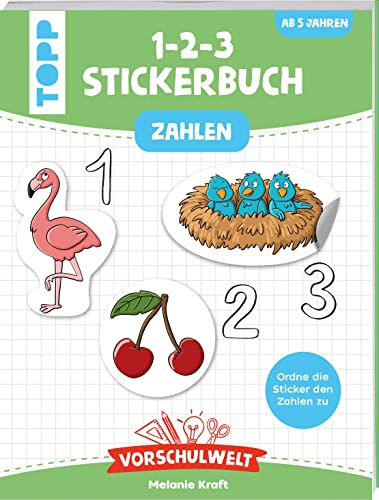 Vorschulwelt - Das 1-2-3-Stickerbuch: Zahlen