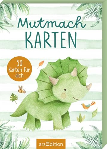 Mutmachkarten – Dino: Kartenbox mit 50 Affirmationskarten | für Kinder ab 3 Jahren