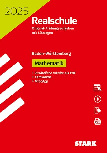STARK Original-Prüfungen Realschule 2025 - Mathematik - BaWü (Abschlussprüfungen)