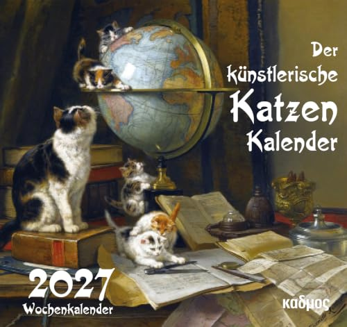 Der künstlerische Katzenkalender (2027) (Kadmos' koole Postkartenkalender)