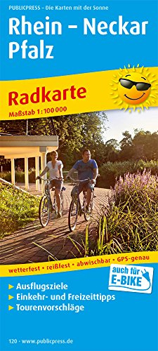 Rhein - Neckar - Pfalz: Radwanderkarte mit Ausflugszielen, Einkehr- & Freizeittipps, wetterfest, reissfest, abwischbar, GPS-genau. 1:100000: Mit ... GPS-genau. 1:100000 (Radkarte / RK)