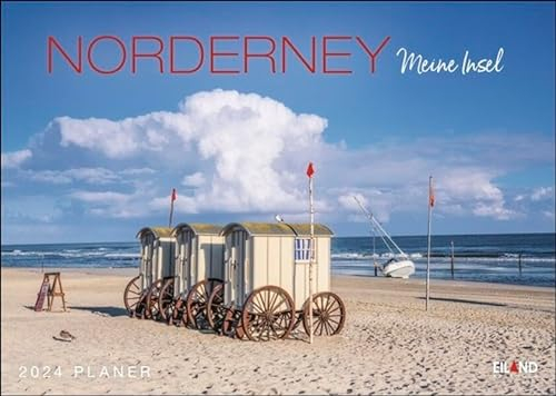 Norderney …meine Insel Planer 2024. Schöne Inselfotos und ein praktischer Terminkalender für die Wand. Raum für Urlaubsfeeling und Notizen! Dekorativer Kalender 2024.