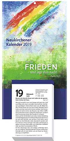 Neukirchener Kalender 2022 - Abreißkalender mit Rückwand