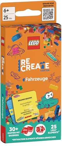 LEGO® Books - ReCreate Karten - Fahrzeuge: mit 30+ Beschäftigungskarten und 25 Elementen (LEGO ReCreate)