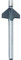 Dremel 618 Chamfer Router Bit, Gray