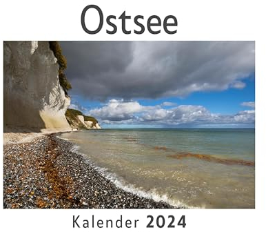 Ostsee (Wandkalender 2024, Kalender DIN A4 quer, Monatskalender im Querformat mit Kalendarium, Das perfekte Geschenk)