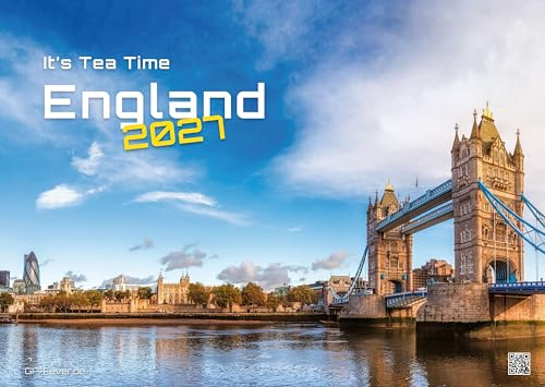 England – It’s Tea Time - 2027 - Kalender DIN A3: Der Wandkalender mit den schönsten Motiven aus England für das Jahr 2027 im Format DIN A3 (ca. 42 x 30 cm)!
