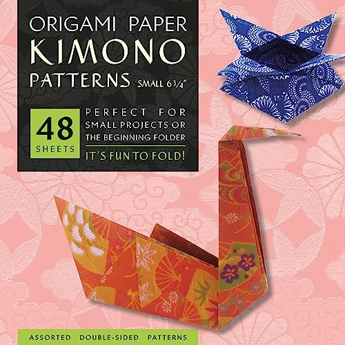 Origami Paper - Kimono Patterns - Small 6 3/4 - 48 Sheets: Tuttle Origami Paper: Origami Sheets Printed with 8 Different Designs: Instructions for 6 Projects Included